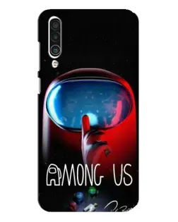Чохол для Meizu 16xs з картинкою «Червоний імпостер — макро»
