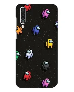 Чохол для Meizu 16xs з картинкою «Космічний патерн Among Us»