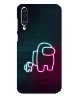 Чехол для Meizu 16xs с картинкой «Among Us неон-арт»