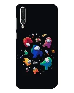 Чехол для Meizu 16xs с картинкой «Among Us космос»