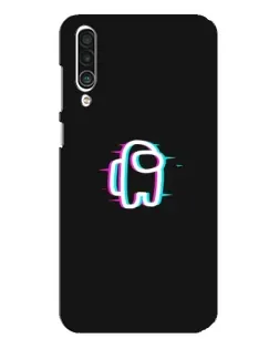 Чехол для Meizu 16xs с картинкой «Among Us неон»