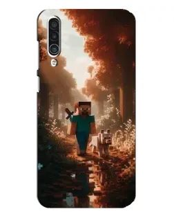 Чехол для Meizu 16xs с картинкой «Стив в лесу»