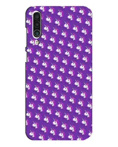 Чехол для Meizu 16xs с картинкой «Единороги на фиолетовом»