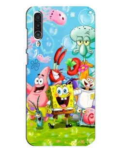 Чехол для Meizu 16xs с картинкой «Губка Боб и друзья»