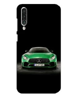 Чехол для Meizu 16xs с картинкой «Mercedes — неоновый лого»