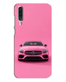 Чехол для Meizu 16xs с картинкой «Розовый Mercedes AMG»