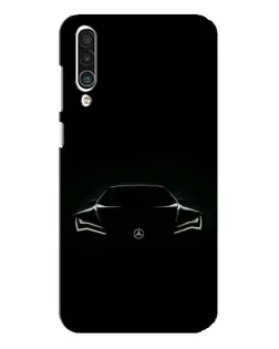 Чехол для Meizu 16xs с картинкой «Mercedes — силуэт авто»