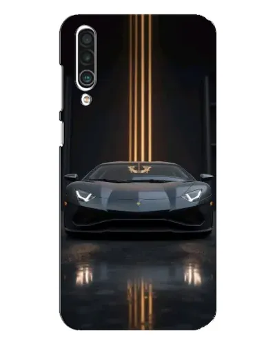 Чехол для Meizu 16xs с картинкой «Lamborghini золотые линии»