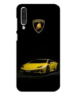 Чехол для Meizu 16xs с картинкой «Lamborghini желтый акцент»
