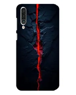 Чехол для Meizu 16xs с картинкой «Kрасная лавовая трещина»