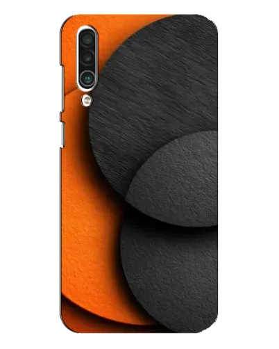 Чехол для Meizu 16xs с картинкой «Геометрия оранжевых кругов»