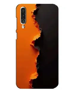 Чехол для Meizu 16xs с картинкой «Оранжевый разлом»