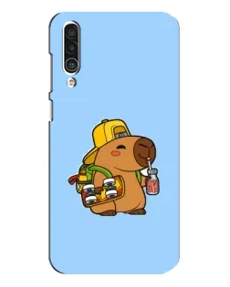 Чехол для Meizu 16xs с картинкой «Капибара на скейте»