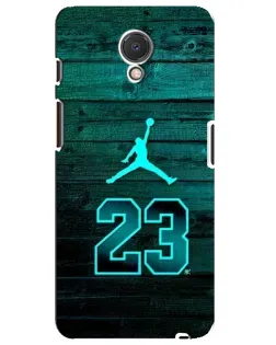 Чехол для Meizu M6s с картинкой «Jordan Cyan 23»