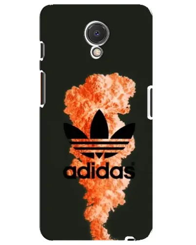 Чехол для Meizu M6s с картинкой «Оранжевый дым Adidas»