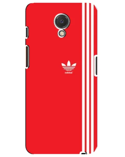 Чехол для Meizu M6s с картинкой «Красный минимализм Adidas»