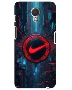 Чехол для Meizu M6s с картинкой «Техногенный стиль Nike»