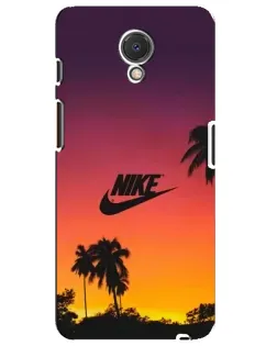 Чехол для Meizu M6s с картинкой «Nike на закате солнца»