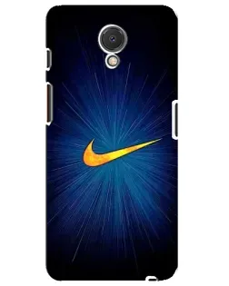 Чехол для Meizu M6s с картинкой «Синий пульс Nike»