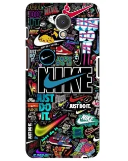 Чехол для Meizu M6s с картинкой «Яркий коллаж Nike»