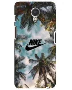 Чехол для Meizu M6s с картинкой «Тропический принт Nike»
