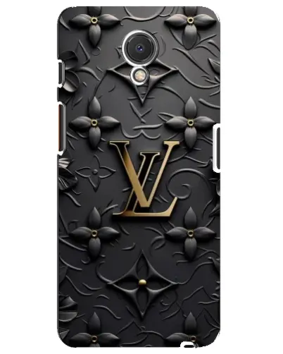 Чехол для Meizu M6s с картинкой «Кожаная текстура LV»