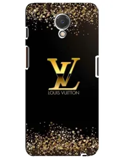 Чехол для Meizu M6s с картинкой «LV — золотые искры»