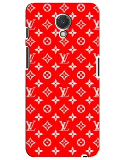 Чехол для Meizu M6s с картинкой «Яркий паттерн LV»
