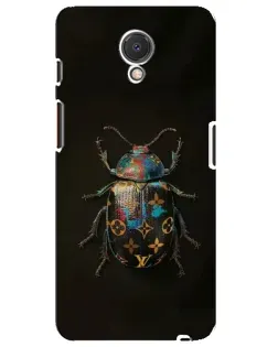 Чехол для Meizu M6s с картинкой «LV — мраморный принт»