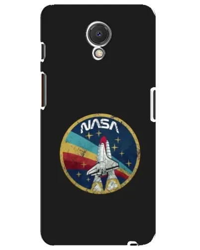 Чехол для Meizu M6s с картинкой «NASA — эмблема миссии»