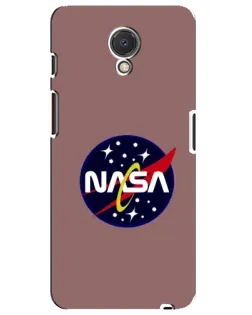 Чехол для Meizu M6s с картинкой «NASA — ретро космос»