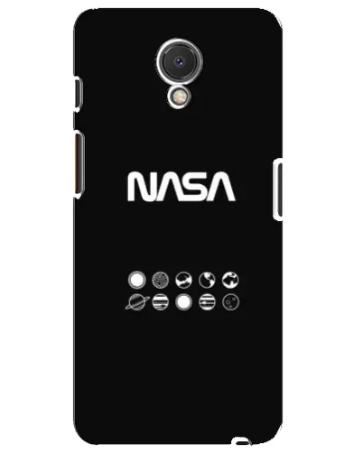 Чехол для Meizu M6s с картинкой «NASA — технический принт»