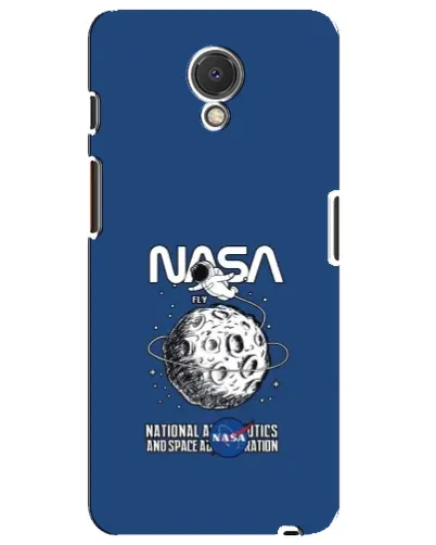 Чехол для Meizu M6s с картинкой «NASA — лунная миссия»