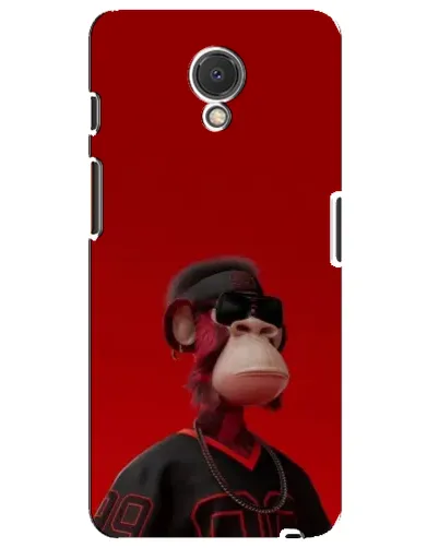 Чехол для Meizu M6s с картинкой «Bored Ape в красном» Чехол для Meizu M6s с картинкой «Bored Ape в красном»