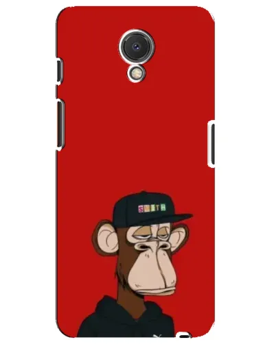 Чехол для Meizu M6s с картинкой «Bored Ape — красный фон» Чехол для Meizu M6s с картинкой «Bored Ape — красный фон»