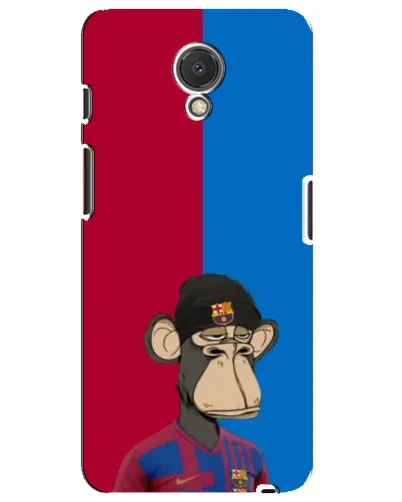 Чехол для Meizu M6s с картинкой «Bored Ape — фанат Барсы» Чехол для Meizu M6s с картинкой «Bored Ape — фанат Барсы»