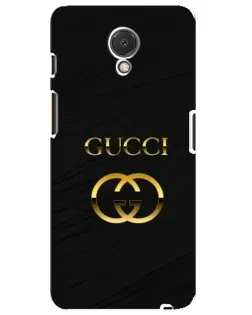 Чехол для Meizu M6s с картинкой «Золотой логотип Gucci»