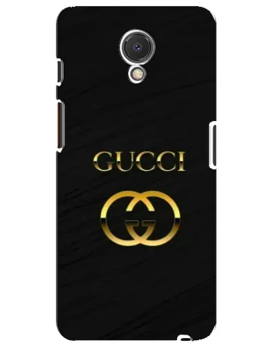 Чехол для Meizu M6s с картинкой «Золотой логотип Gucci»