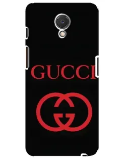 Чехол для Meizu M6s с картинкой «Gucci — красный логотип»