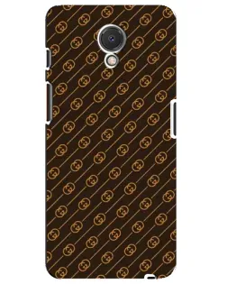 Чехол для Meizu M6s с картинкой «Gucci — золотые диагонали»