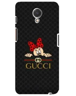 Чехол для Meizu M6s с картинкой «Минни Маус Gucci — черный»