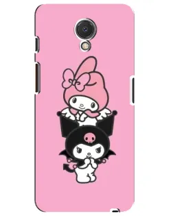 Чехол для Meizu M6s с картинкой «My Melody и Kuromi»