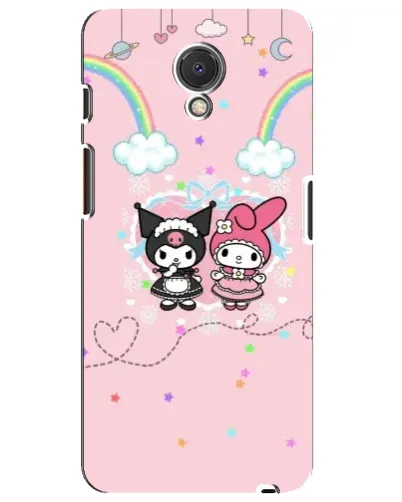 Чехол для Meizu M6s с картинкой «My Melody и Kuromi»