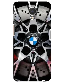 Чехол для Meizu M6s с картинкой «BMW — деталь диска»