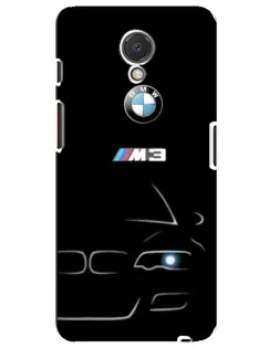 Чехол для Meizu M6s с картинкой «Минималистичный принт BMW M3»