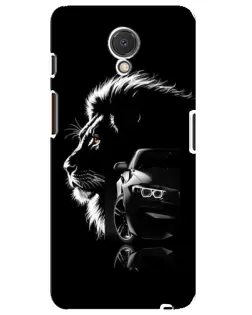 Чехол для Meizu M6s с картинкой «BMW и лев»