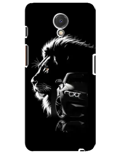 Чехол для Meizu M6s с картинкой «BMW и лев»