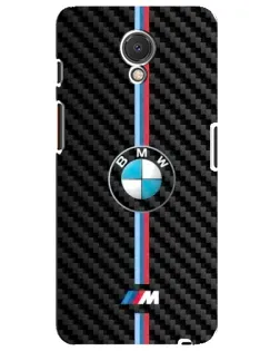 Чехол для Meizu M6s с картинкой «Эмблема BMW и карбон»