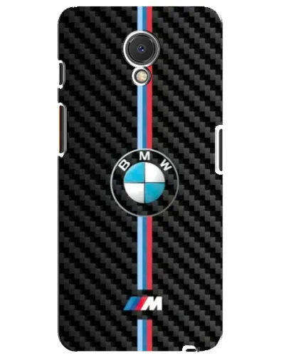 Чехол для Meizu M6s с картинкой «Эмблема BMW и карбон»