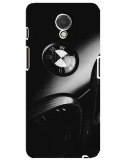 Чехол для Meizu M6s с картинкой «Эмблема BMW — макро»